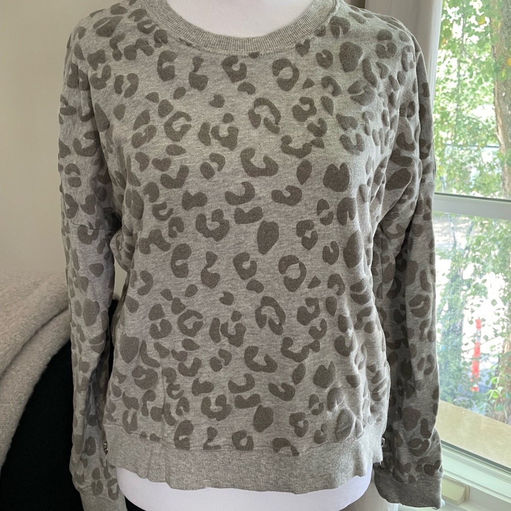Rails Leopard Print Sweatshirt - image 1